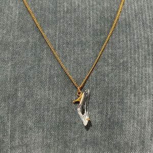 Swarovski Crystal Shoe Necklace